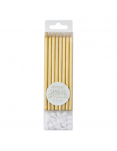 Bougies Metallic cuivre