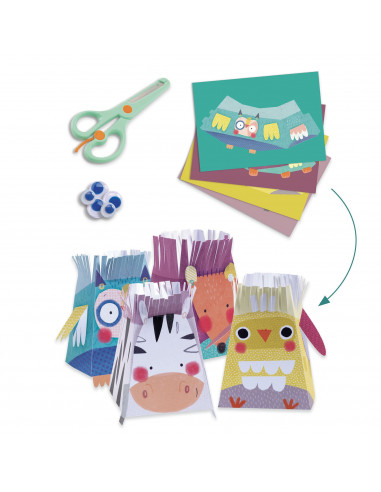 Coffret multiactivites - les animaux et leurs maisons - djeco