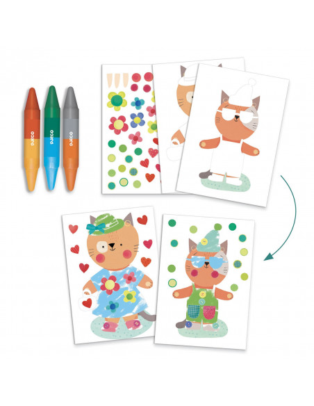 Coffret multiactivites - les animaux et leurs maisons - djeco