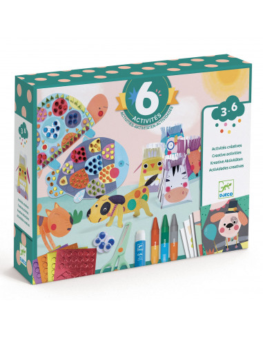 Coffret multiactivites - les animaux et leurs maisons - djeco