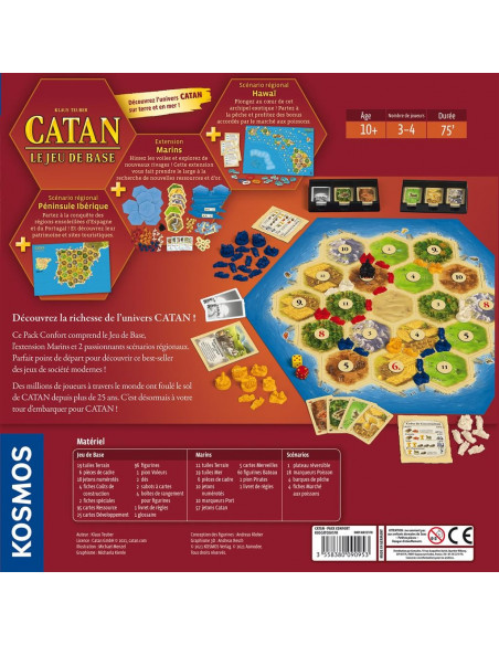 CATAN : PACK CONFORT