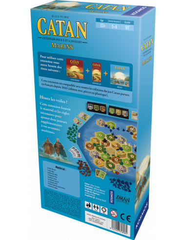 Catan : marin 5/6 joueurs (ext)