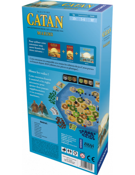 Catan : marin 5/6 joueurs (ext)