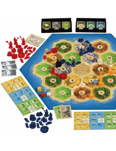 Catan : villes et chevaliers 5/6 joueurs (ext)