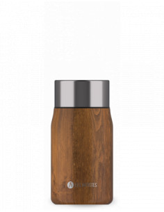 LUNCH BOX WOOD + SPOON 700ML