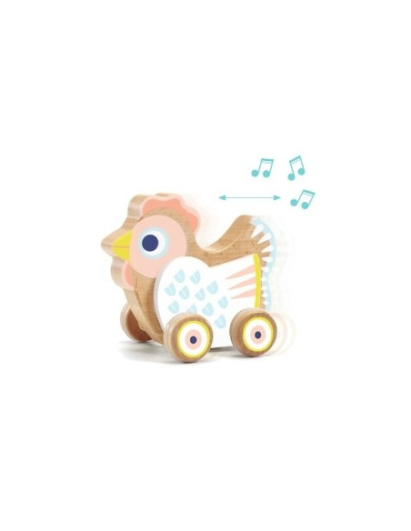 JOUET A POUSSER - BABYSING - FSC WOOD 100%