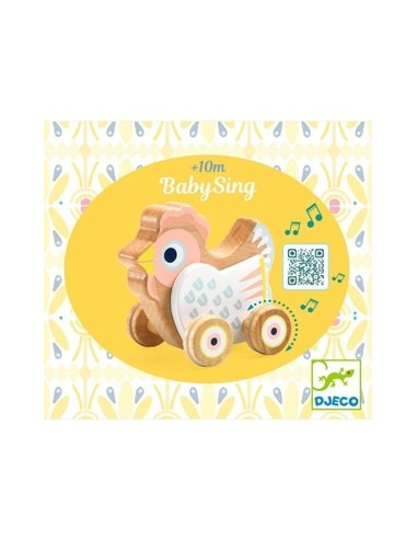 JOUET A POUSSER - BABYSING - FSC WOOD 100%
