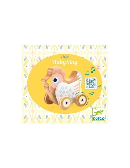 JOUET A POUSSER - BABYSING - FSC WOOD 100%