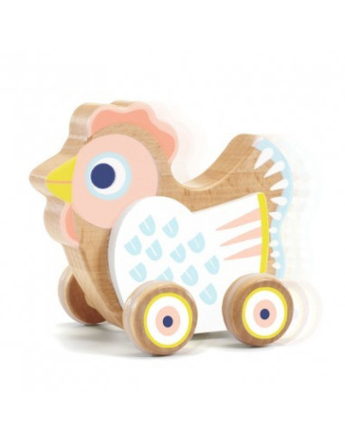 JOUET A POUSSER - BABYSING - FSC WOOD 100%