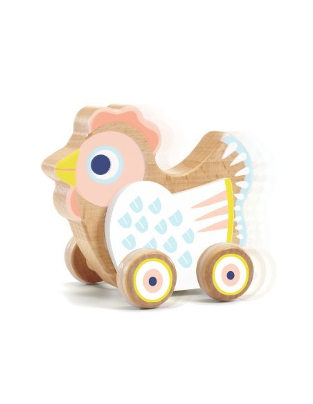 JOUET A POUSSER - BABYSING - FSC WOOD 100%