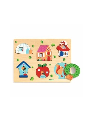 PUZZLE RELIEF - COUCOU-HOUSE - FSC WOOD 100%
