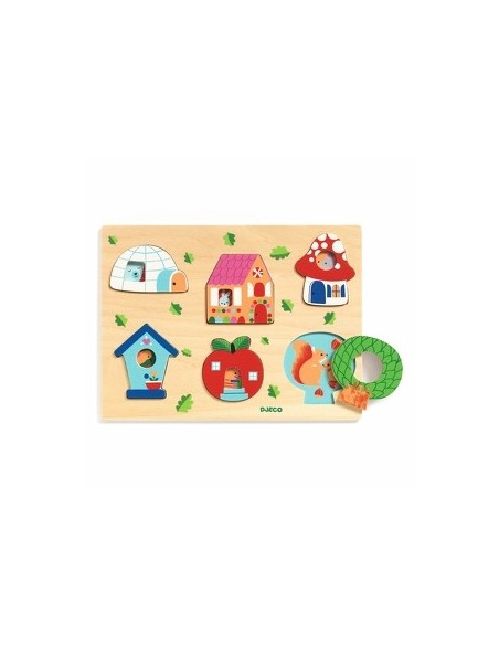 PUZZLE RELIEF - COUCOU-HOUSE - FSC WOOD 100%