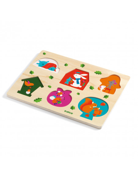 PUZZLE RELIEF - COUCOU-HOUSE - FSC WOOD 100%