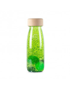 Bouteille sensorielle verte liquide