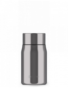 LUNCH BOX METAL ARGENT + SPOON 700ML