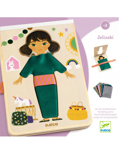 JEU EDUCATIF BOIS - JOLIZABI