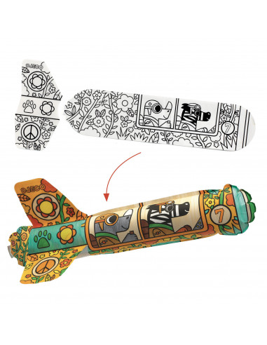 DIY-3 AVIONS A COLORIER