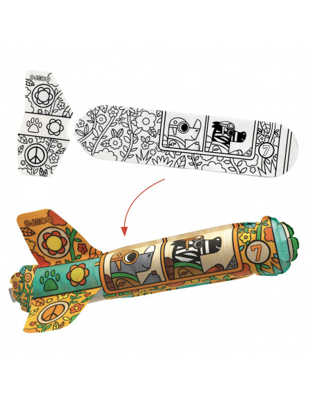 DIY-3 AVIONS A COLORIER