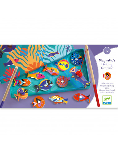 Peche magnétique - fishing graphic