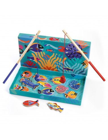 Peche magnétique - fishing graphic