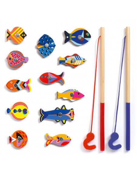 Peche magnétique - fishing graphic