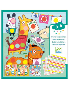 Stickers - Créer avec des gommettes rondes