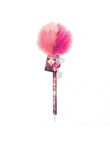 Nebulous stars : stylo pompon rose/orange