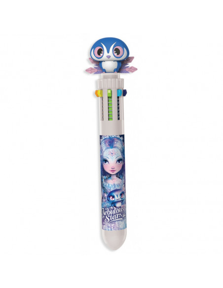 Stylo bille 10 couleurs - blizzia