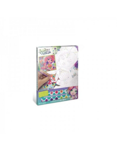Paint by Number on Canvas - Coralia