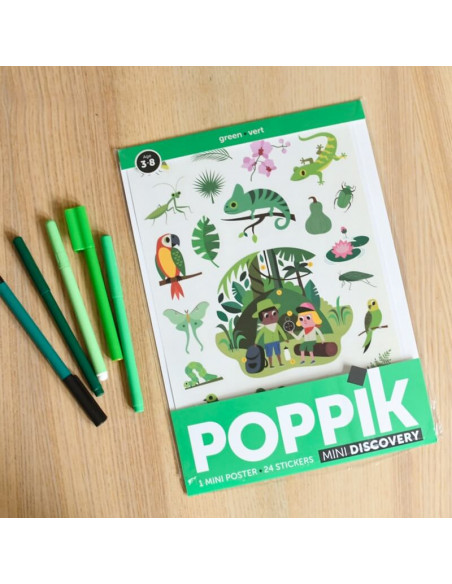 Mini poster jungle 3-8ans