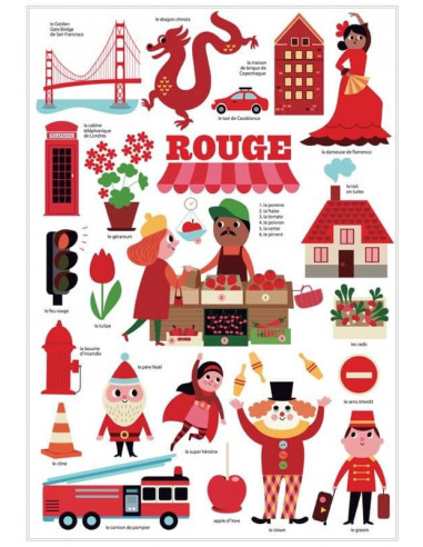 Mini poster la ville 3-8ans
