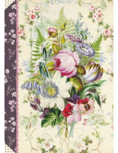 CARNET MOTS DE PASSE BOUQUET