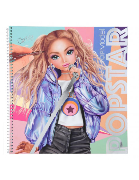 TOPMODEL ALBUM A COLORIER CREATE YOUR POPSTAR