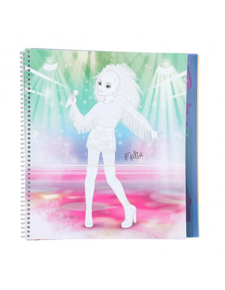 TOPMODEL ALBUM A COLORIER CREATE YOUR POPSTAR