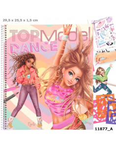 Top model album a colorier dance 2