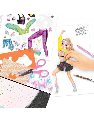 Top model album a colorier dance