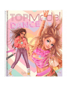 Top model album a colorier dance