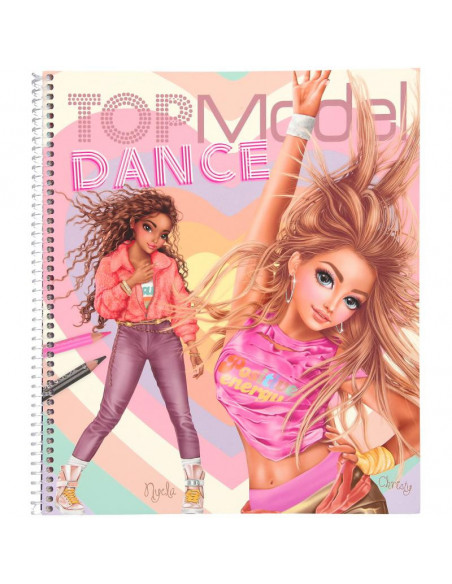 Top model album a colorier dance