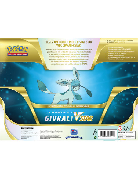 Pokemon : coffret givrali/phyllali vstar jan. 2022