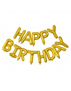 Ballon mylar happy birthday or