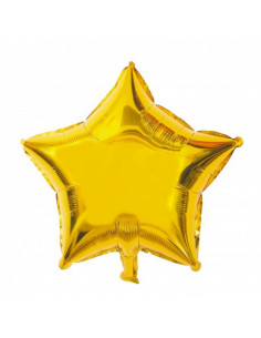 Ballon mylar etoile or