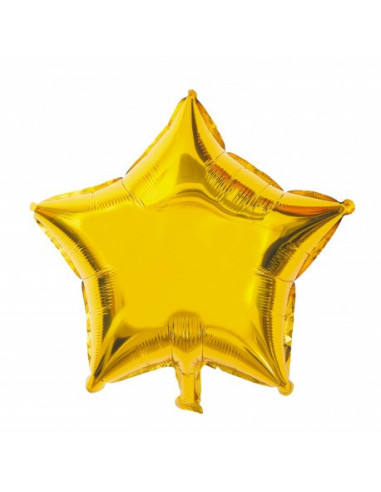 Ballon mylar etoile or