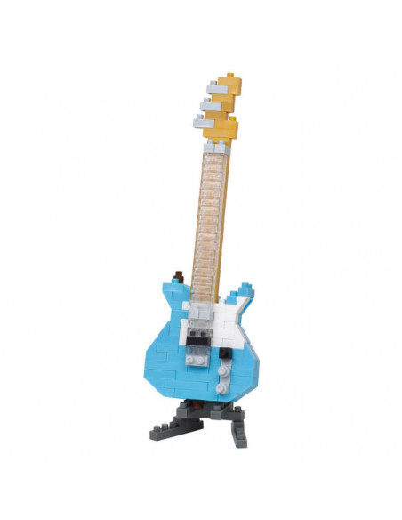 Electric Guitar Pastel Blue NANOBLOCK