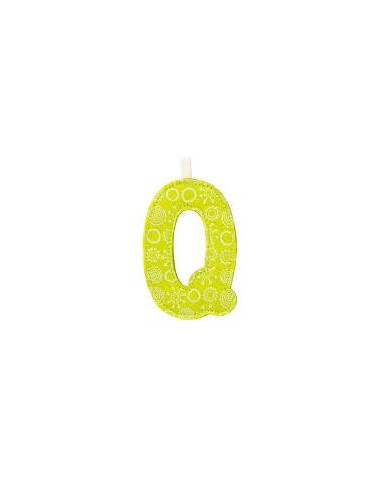 Lettre Q  (x 6)