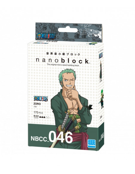 Nanoblock one piece zoro