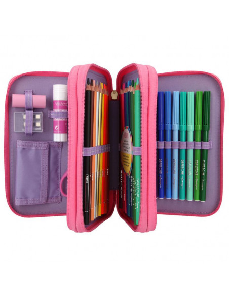 Top model trousse 3 niveaux teddy