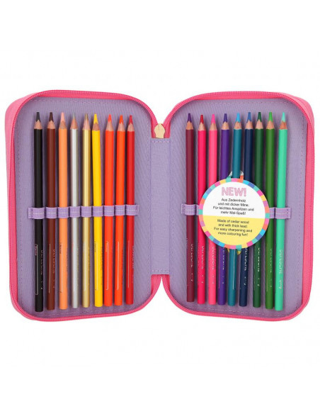 Top model trousse 3 niveaux teddy
