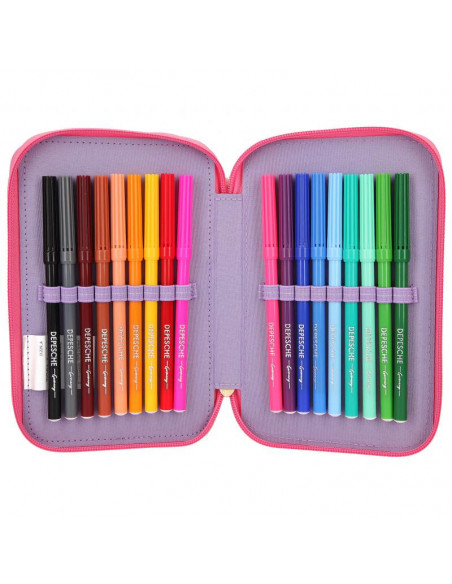Top model trousse 3 niveaux teddy