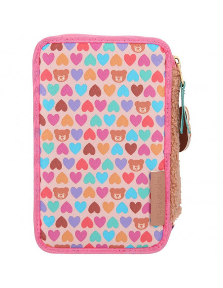 Top model trousse 3 niveaux teddy