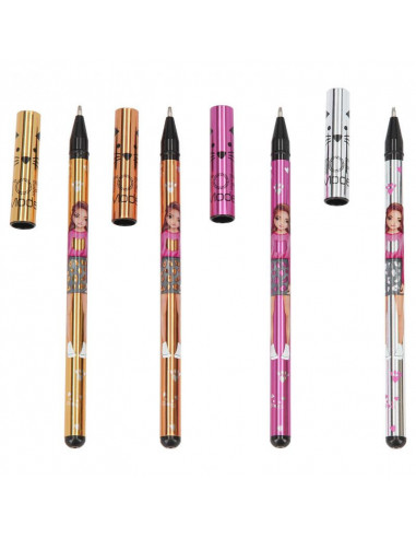 Topmodel 4 stylo gel metallises gold